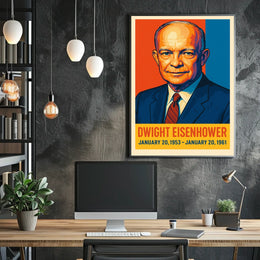 Dwight Eisenhower Presidential Tenure Poster