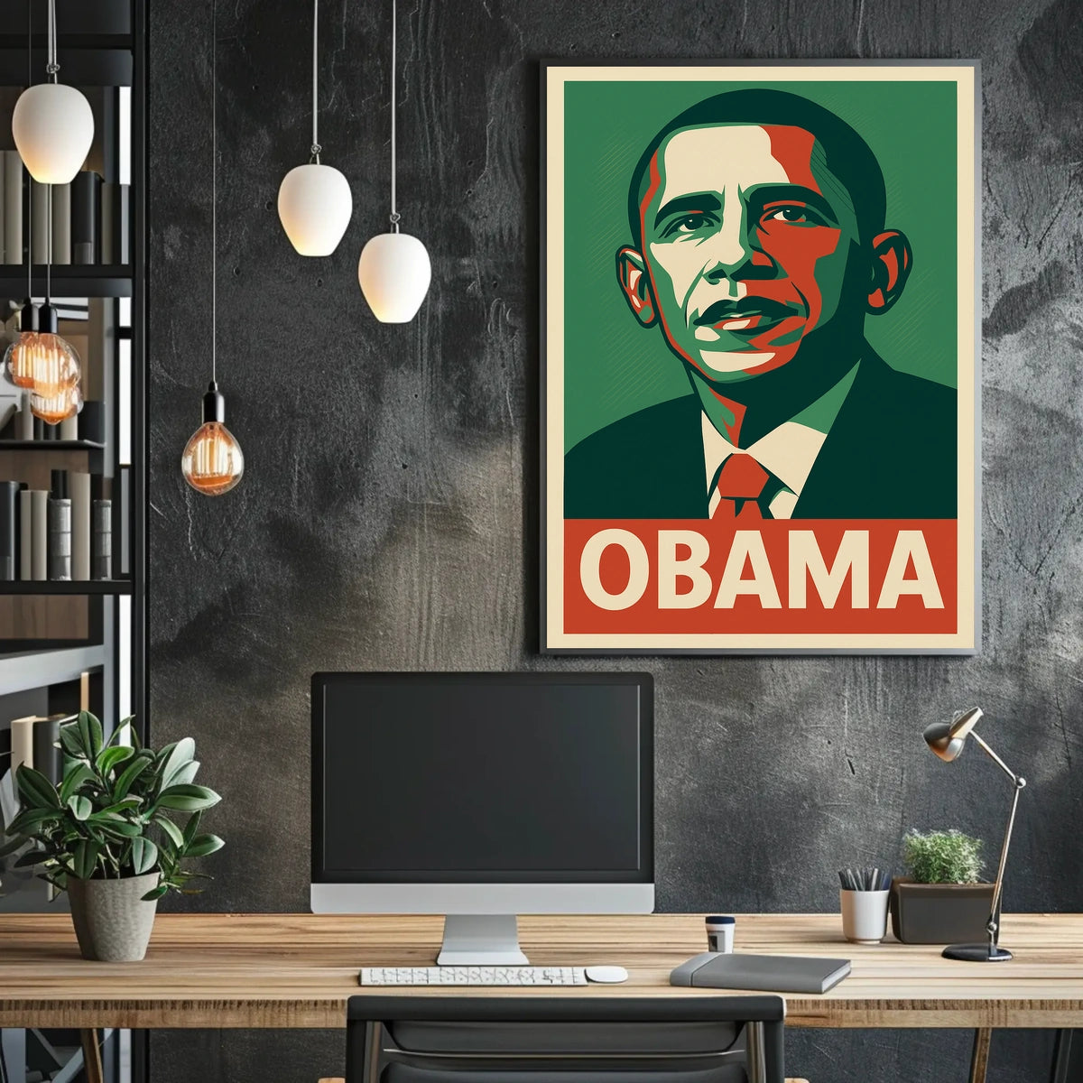 Obama Inspiring Pop Art Poster