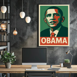 Obama Inspiring Pop Art Poster