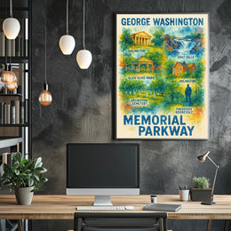George Washington Memorial Parkway Poster