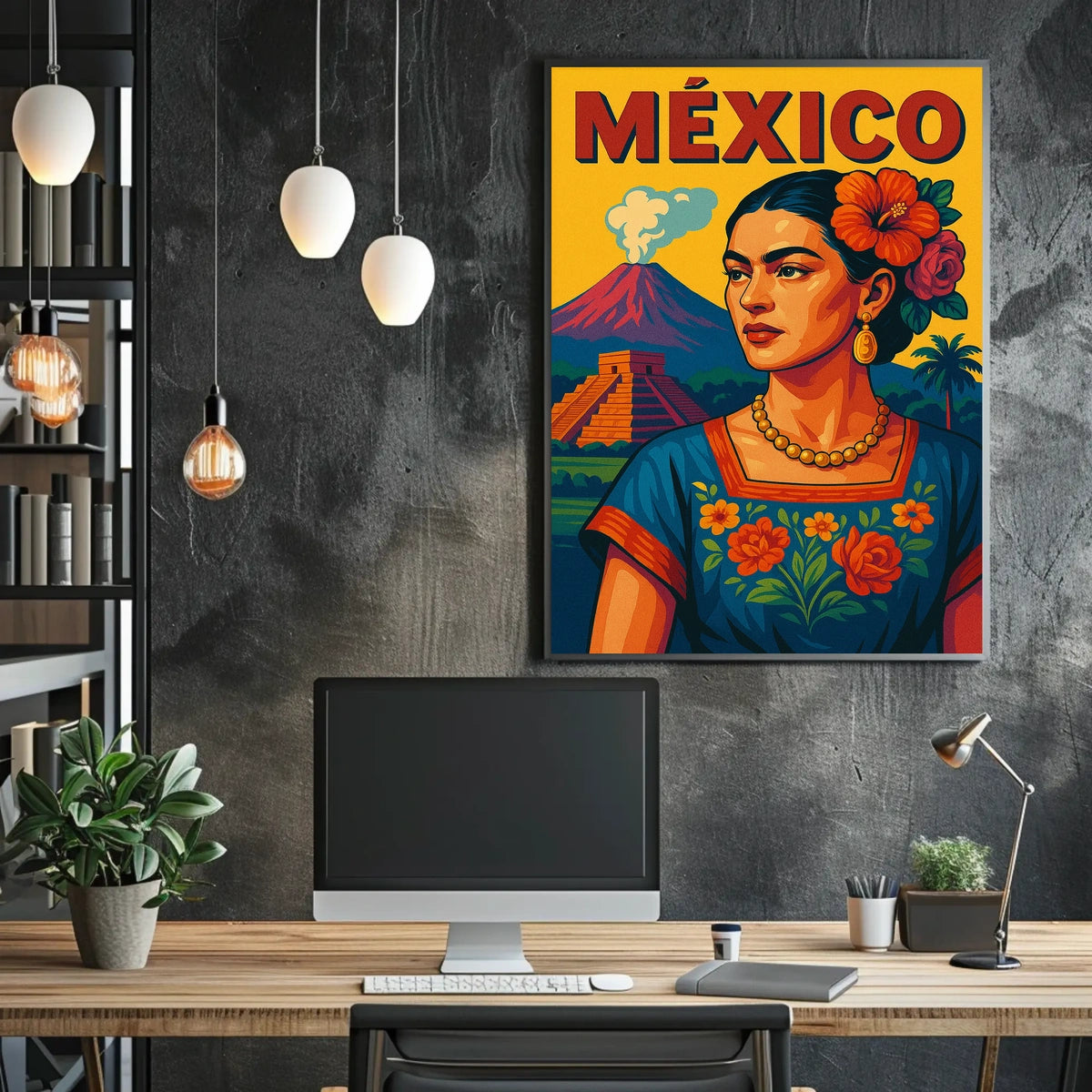 México Cultural Heritage Poster