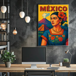 México Cultural Heritage Poster