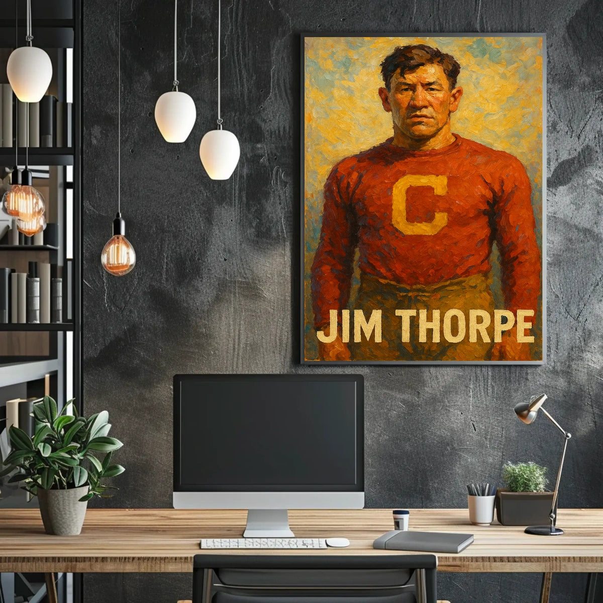 Jim Thorpe Portrait Poster