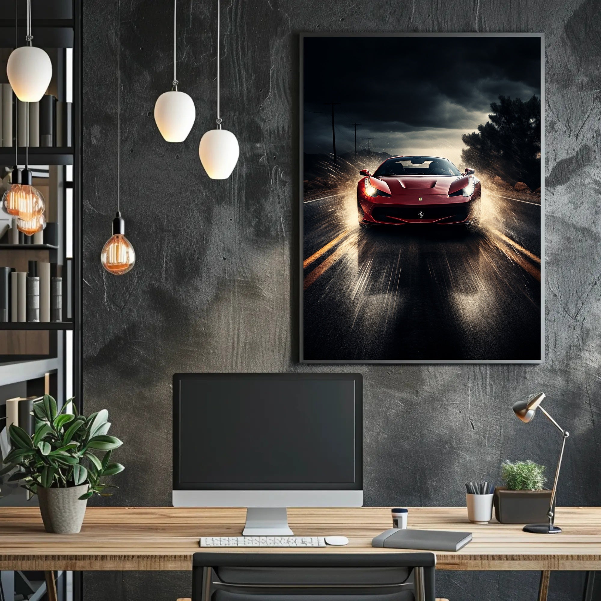 Speed And Power Poster