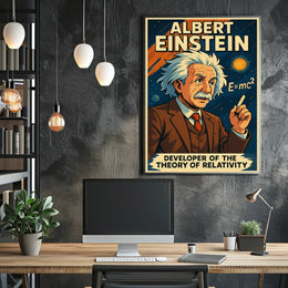 Einstein Relativity Inspirational Poster
