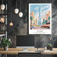 Dubai Cityscape Poster PosterGoat