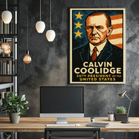 Calvin Coolidge 30th President Poster