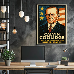 Calvin Coolidge 30th President Poster
