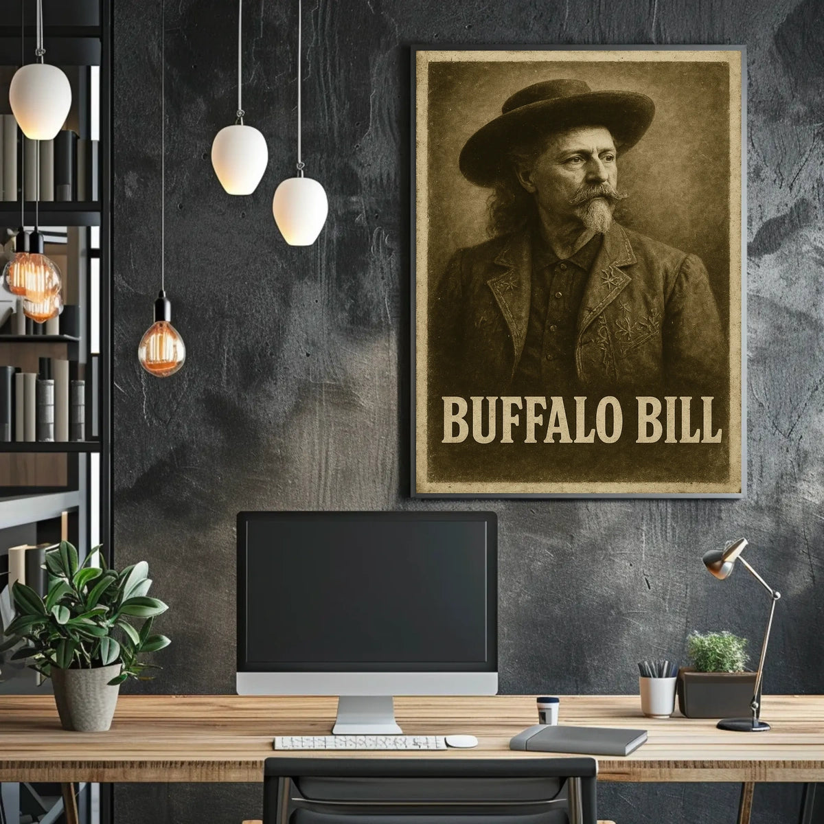 Buffalo Bill Iconic American Old West Cultural Heritage Poster