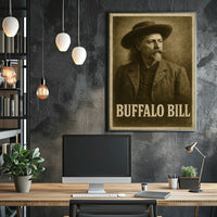 Buffalo Bill Iconic American Old West Cultural Heritage Poster
