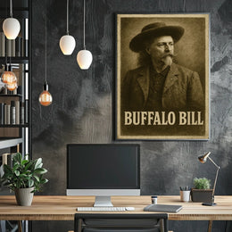 Buffalo Bill Iconic American Old West Cultural Heritage Poster