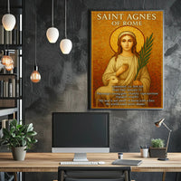Saint Agnes of Rome Poster PosterGoat