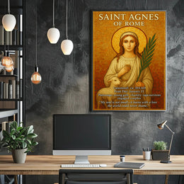 Saint Agnes of Rome Poster PosterGoat