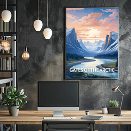 Gates of the Arctic Scenic National Park Poster