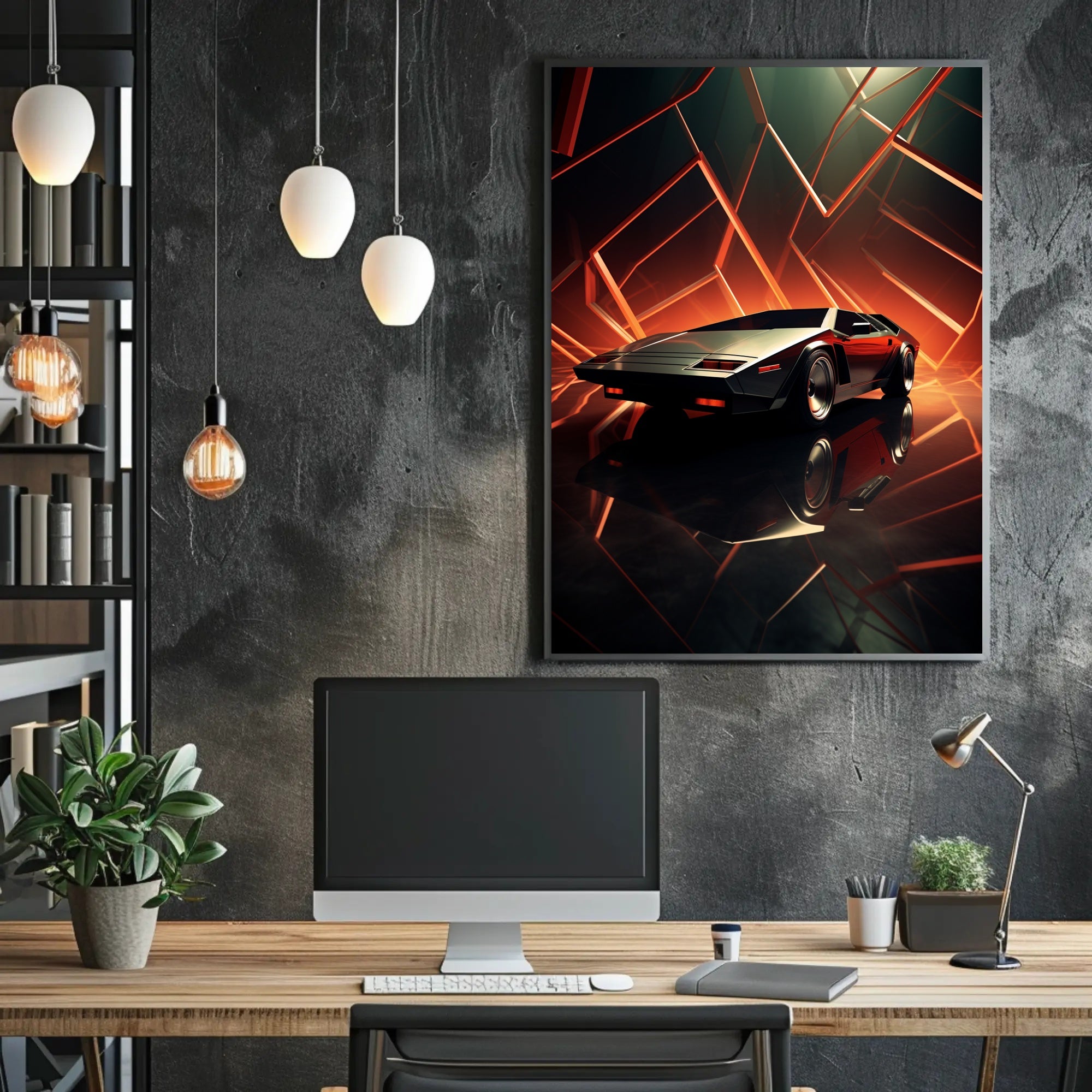 Futuristic Dream Machine Poster PosterGoat