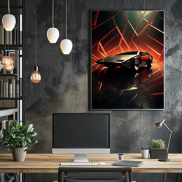 Futuristic Dream Machine Poster PosterGoat
