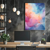 Abstract Color Symphony Abstract Poster PosterGoat