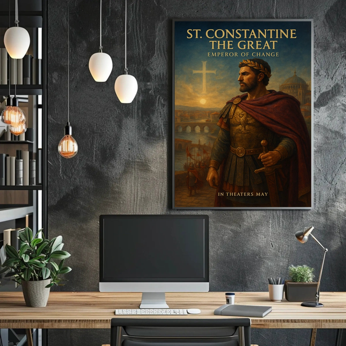 St. Constantine The Great Emperor Of Poster