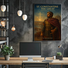 St. Constantine The Great Emperor Of Poster