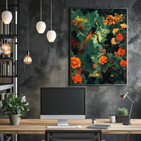 Tropical Paradise Bird Art Print - Animal Poster