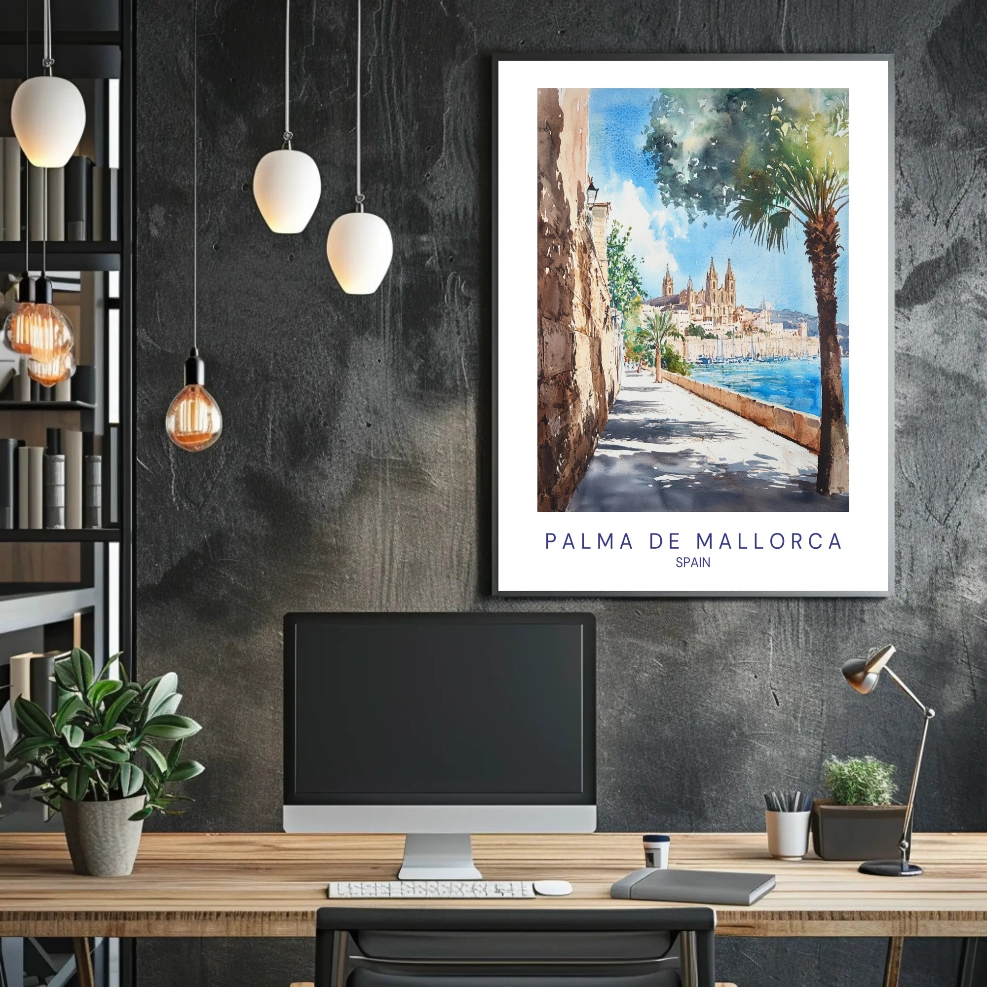 Scenic View of Palma de Mallorca Poster PosterGoat
