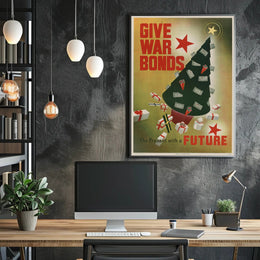 War Bonds Holiday Promotion Poster PosterGoat