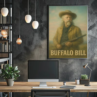 "Buffalo Bill Western Attire Cultural or Heritage Poster"