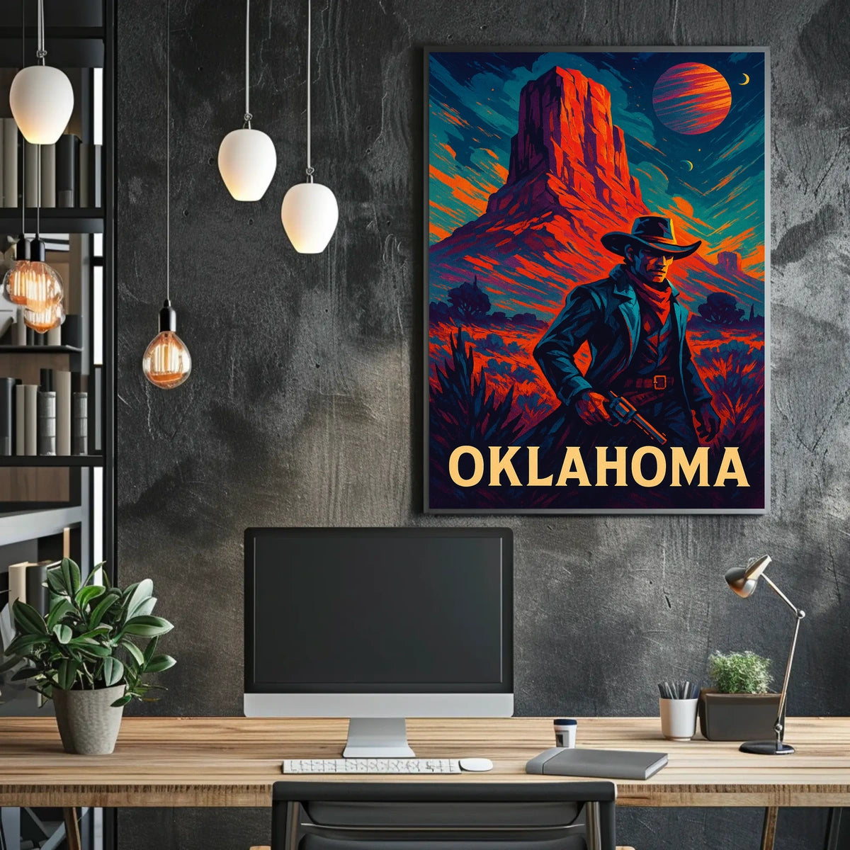 Oklahoma Western Adventure Poster