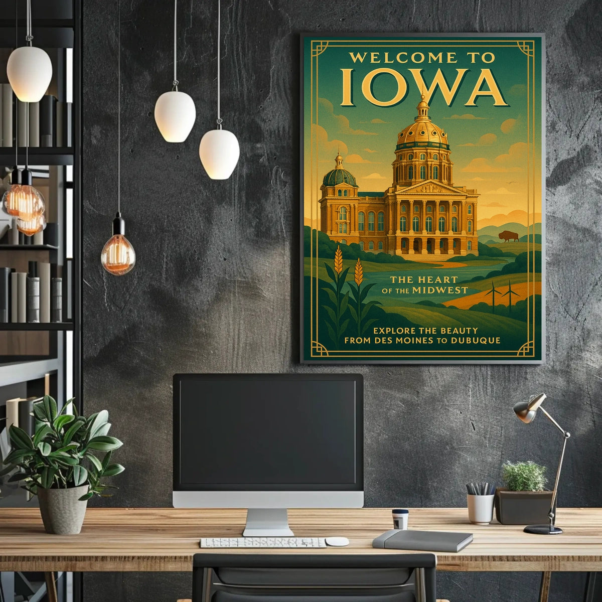 Welcome to Iowa Poster
