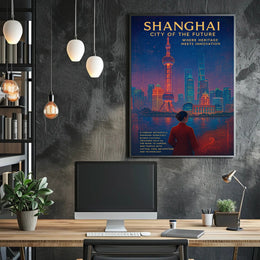 Shanghai City of the Future Poster