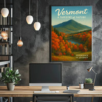 Vermont Nature Tapestry Poster Wall Art Print