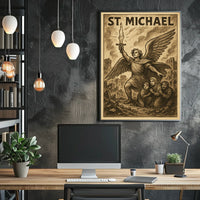St Michael Protector In Times Of Poster
