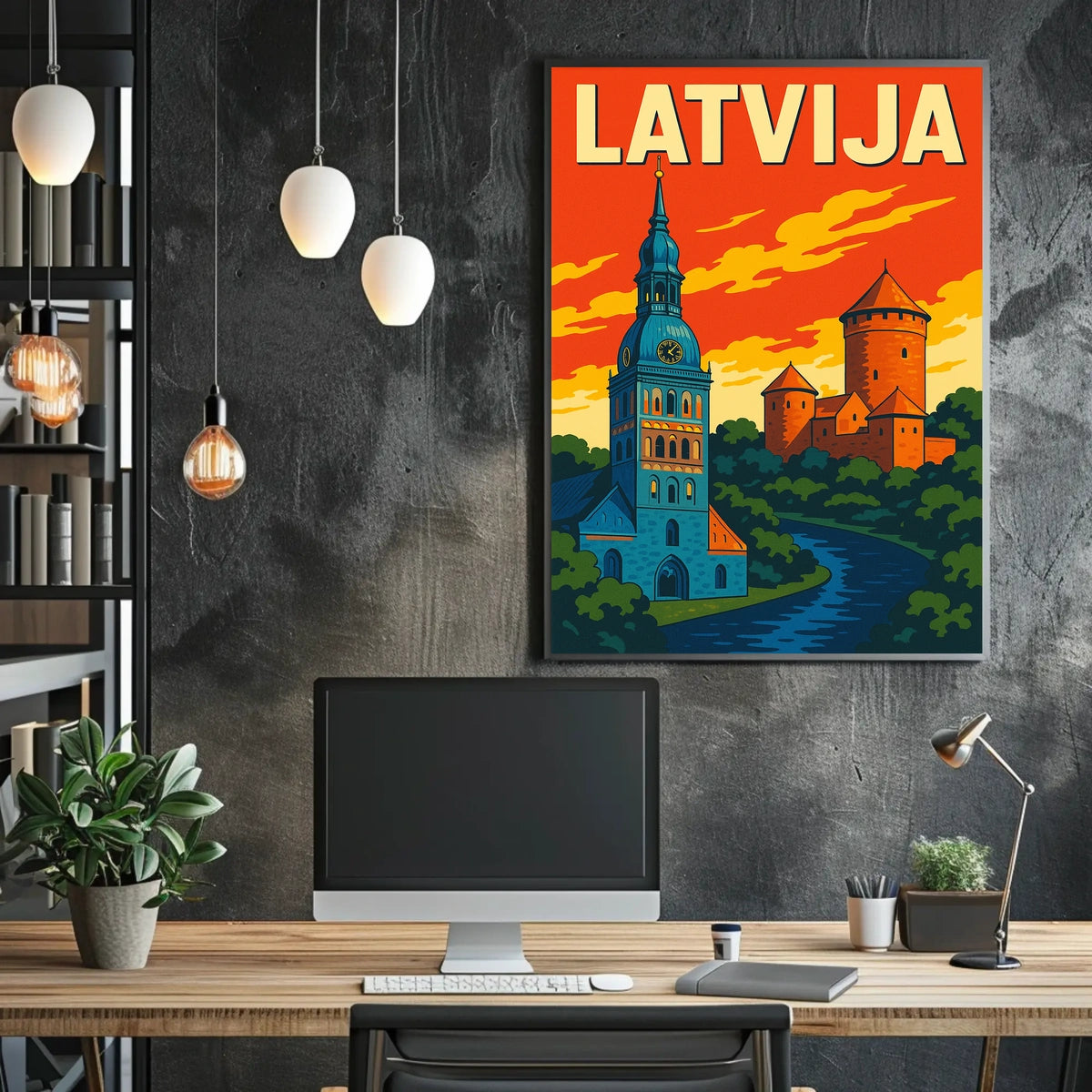 Discover Latvia Poster