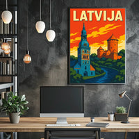 Discover Latvia Poster