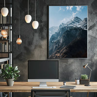 Majestic Mountain Peaks Poster