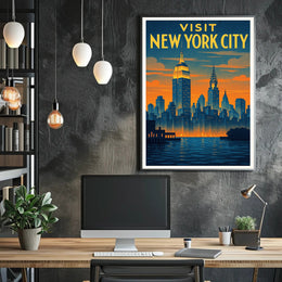Visit New York City Poster PosterGoat