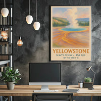 Yellowstone National Park Wyoming Poster