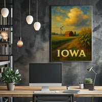 Iowa Landscape Poster