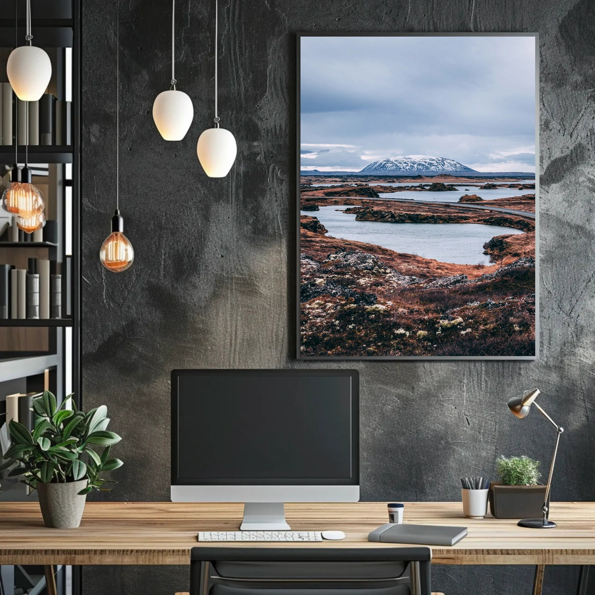 Serene Landscape Of Iceland Poster