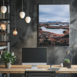 Serene Landscape Of Iceland Poster