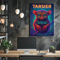 Tarsier Guardian of the Night Forests Poster
