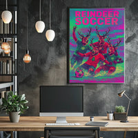 Reindeer Soccer Extravaganza Poster