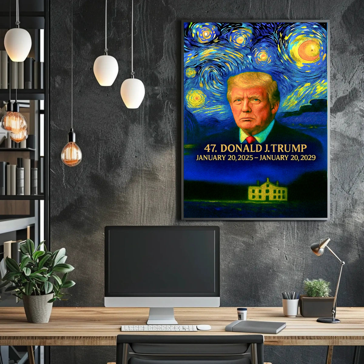 Donald Trump 47th President of the United States Presidential Masterpiece Series Poster
