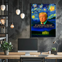 Donald Trump 47th President of the United States Presidential Masterpiece Series Poster