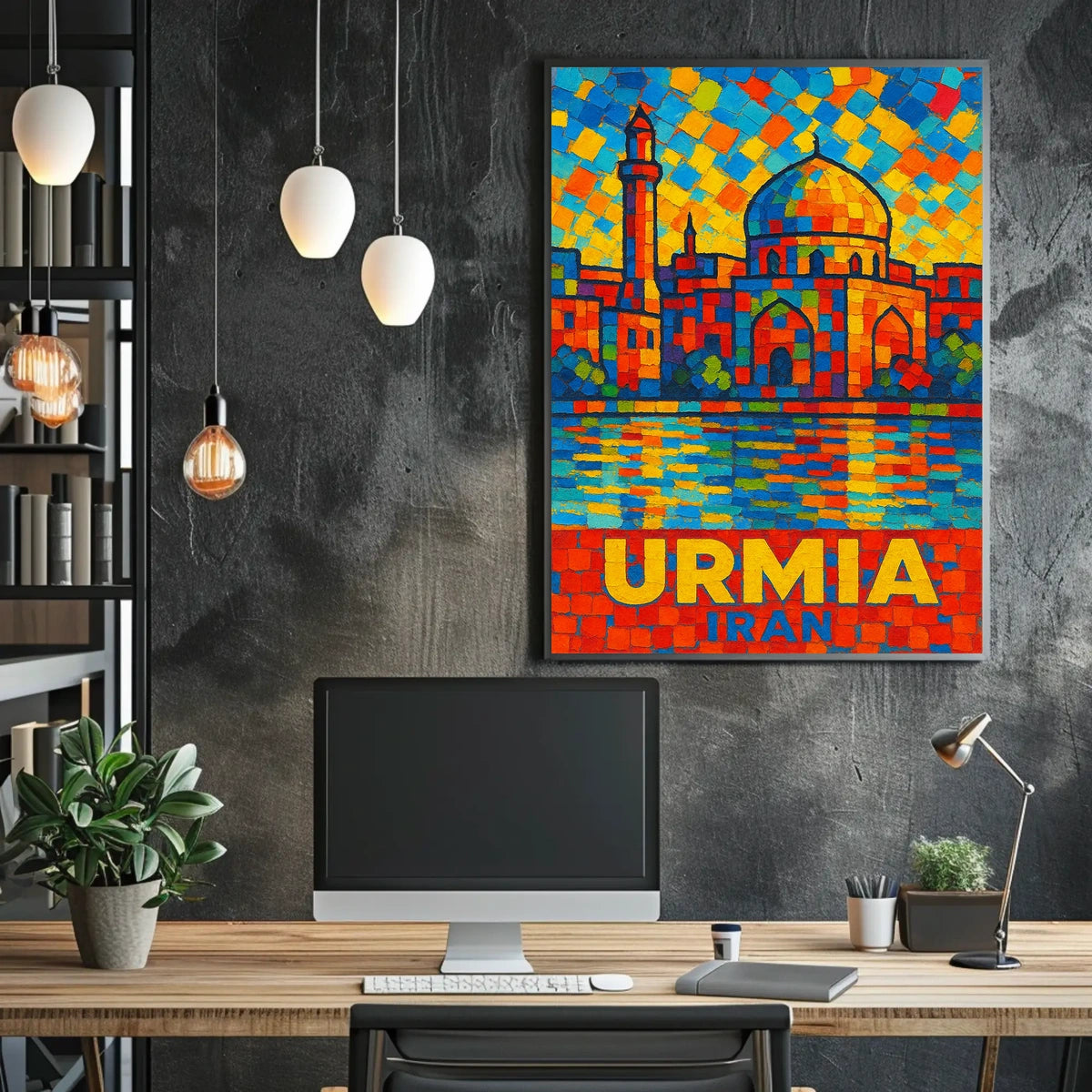 Urmia, Iran A Vibrant Mosaic Poster