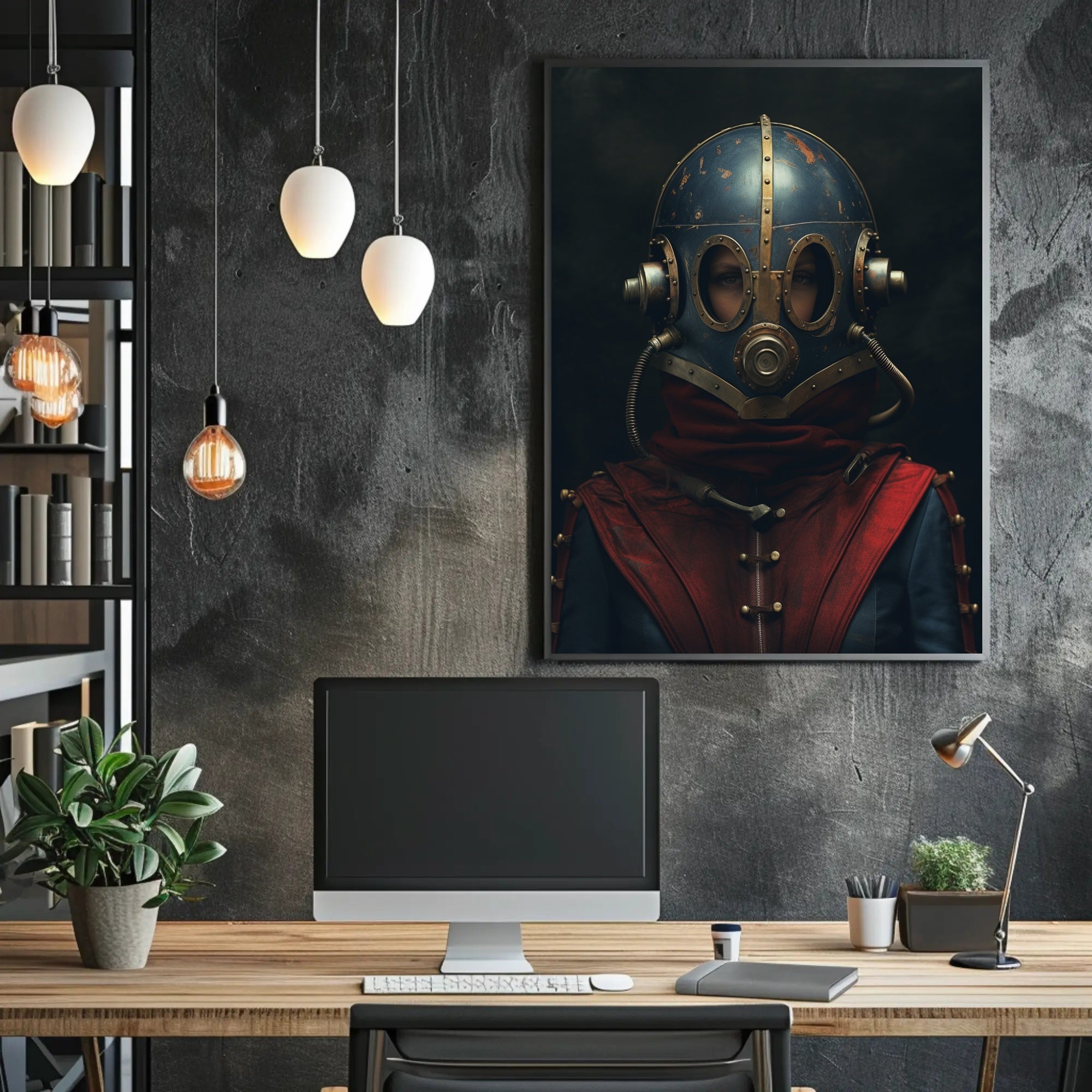 Steampunk Explorer Poster PosterGoat