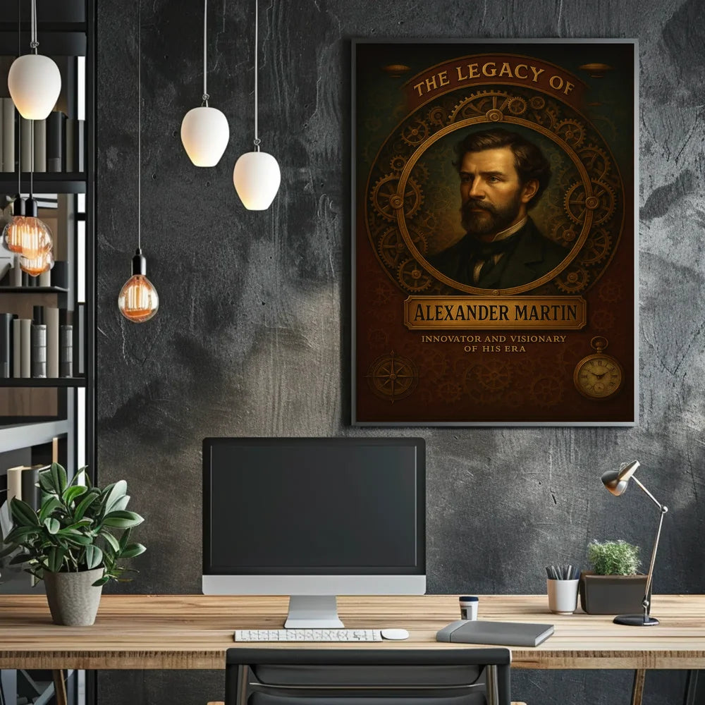 Modern Urban Skyscraper Art Poster