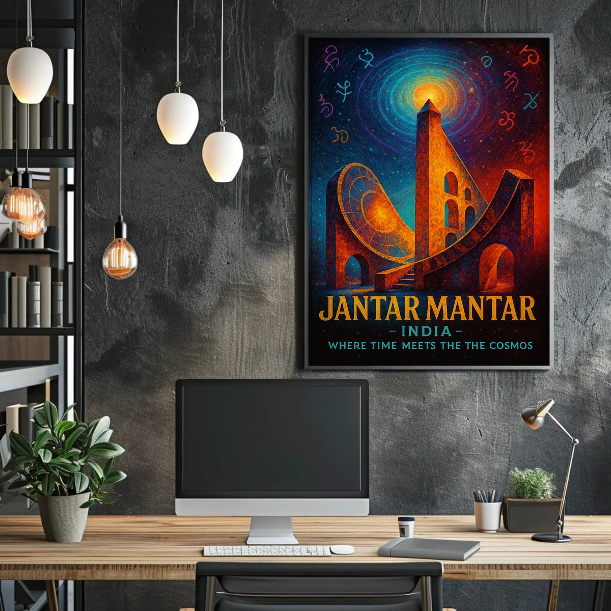 Jantar Mantar Where Time Meets the Cosmos Poster