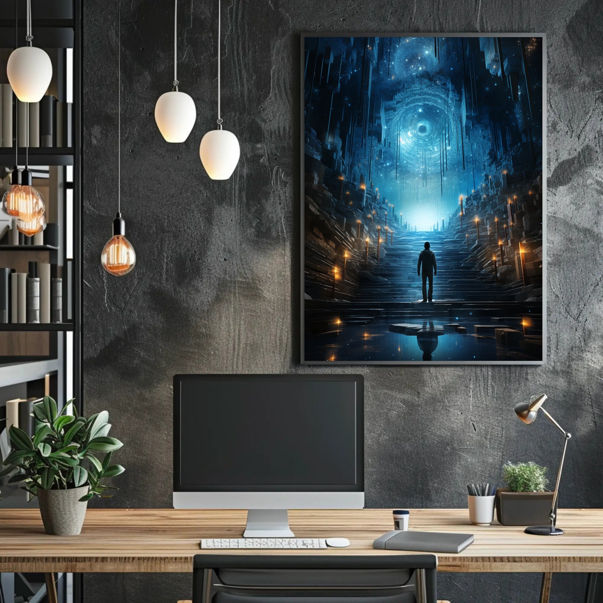 Journey To The Cosmic Abyss Poster