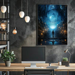 Journey To The Cosmic Abyss Poster